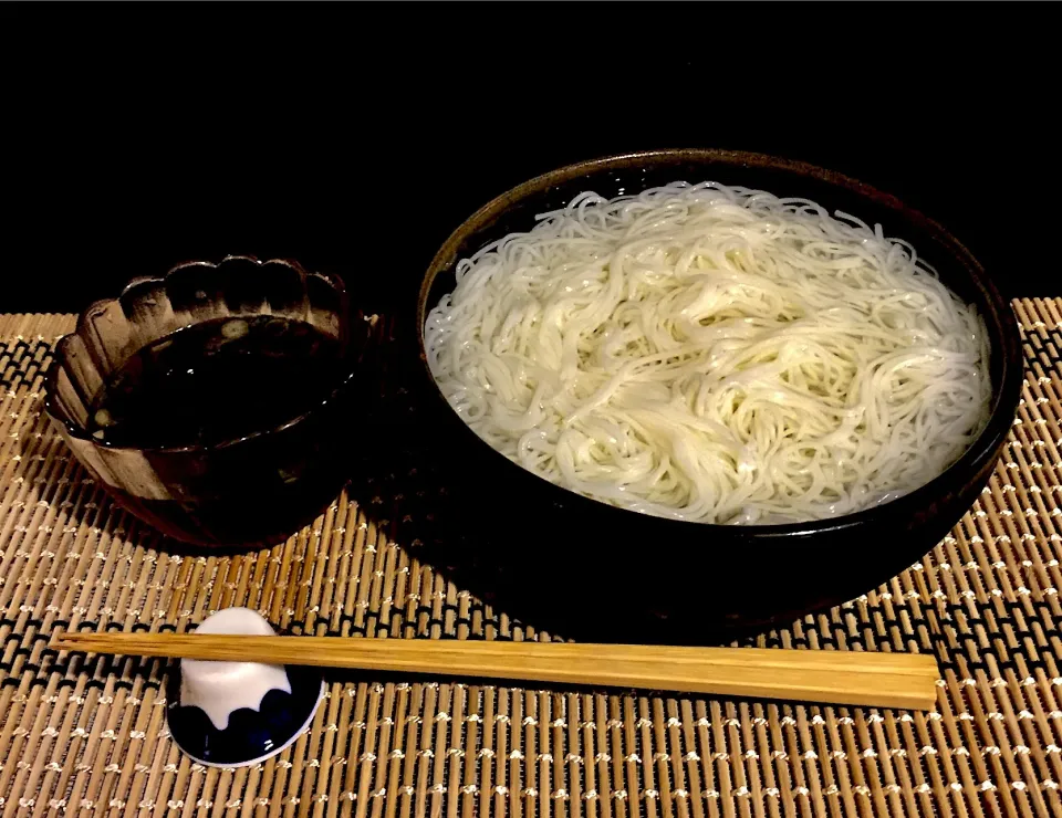 Snapdishの料理写真:素麺 (昨夜の残りもの🤣)|Shin_chanさん