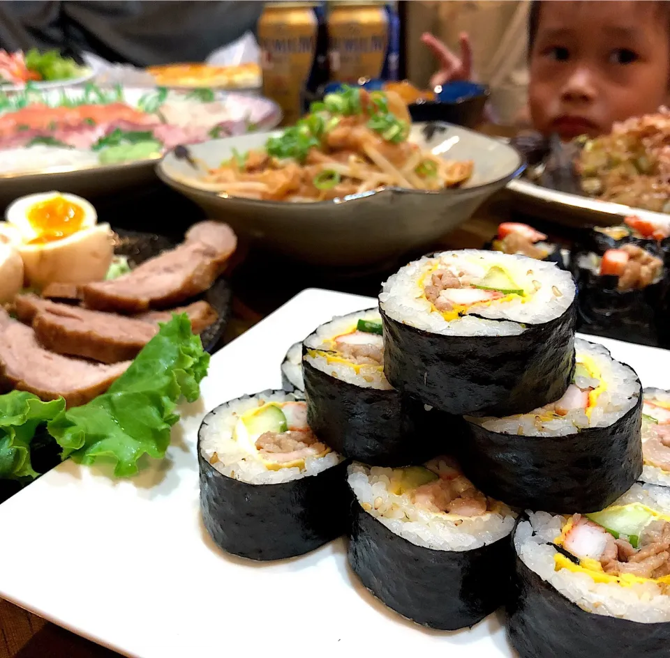 Snapdishの料理写真:キンパ🍣|ハマちゃんさん