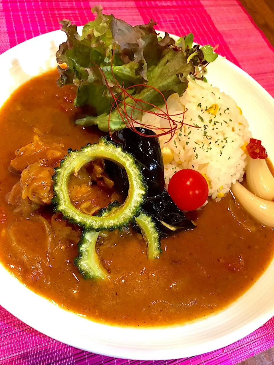 #ポークとトマト🍅の夏カレー🍛|愛ママさん