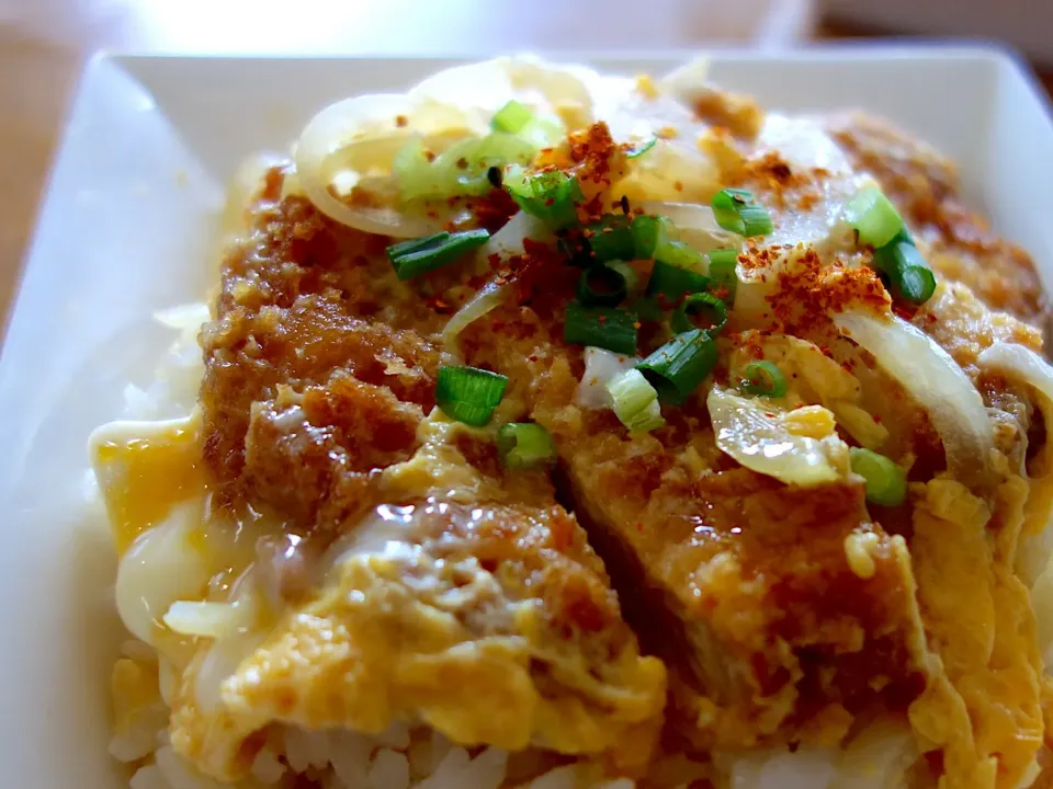 朝からカツ丼 ！|バジル🌿さん