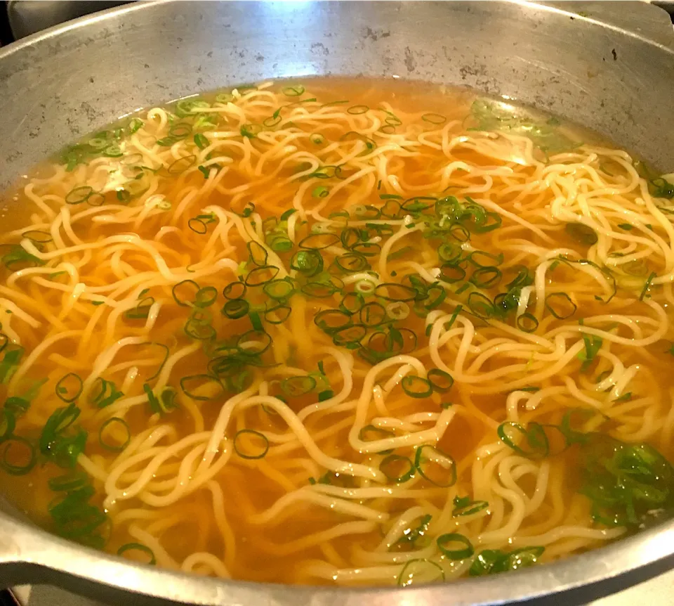 ハモ鍋〆 生ラーメン                                                #とみおか   #孫が完食|mottoさん