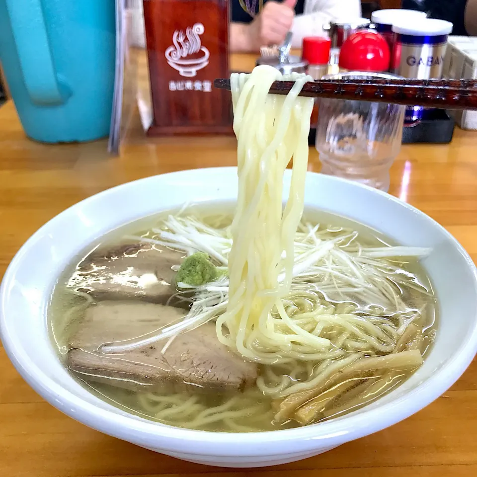 山葵潮ラーメン@あじ庵食堂|ももさん