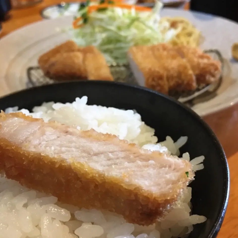 Snapdishの料理写真:㌧かつOTR🍚 #七海のレトロ食堂探訪|七海さん