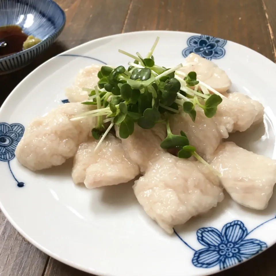 地鶏のささみでくずたたき|七海さん