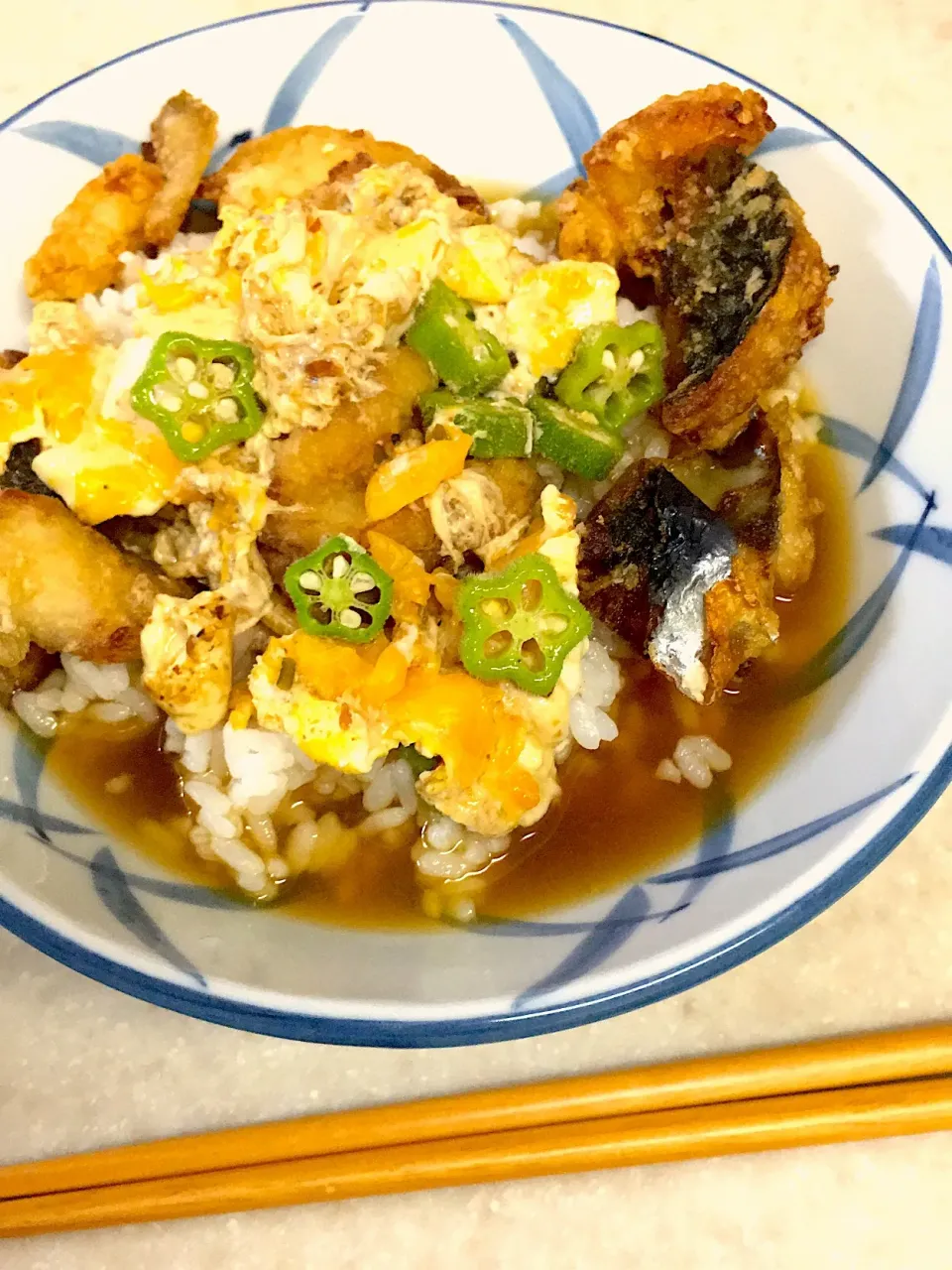 サバの竜田揚げ丼|ミーさん