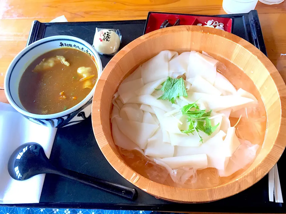 ひもかわうどんカレーつけ汁 ごんべえまんじゅう|K N 3さん