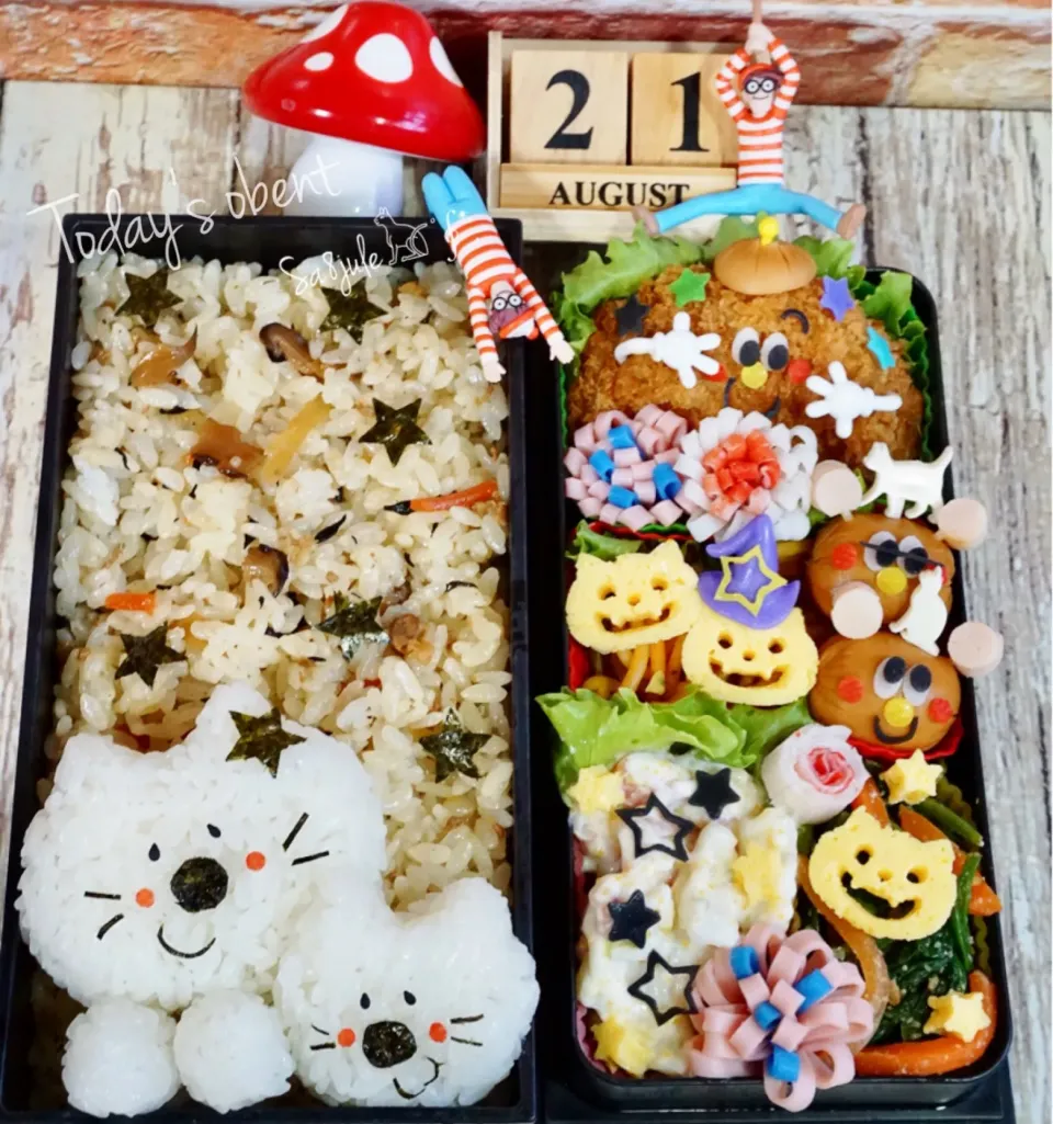 ねこсʱᵃⁿ·˖✶お弁当🌈Halloween🐈🐾|La-Jule Sa8さん