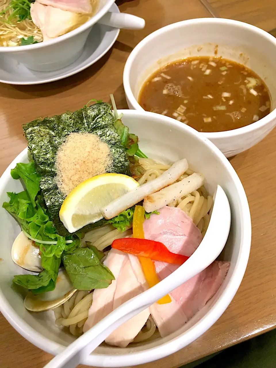 鶏と蛤の濃厚つけ麺@むぎとオリーブ（さいたま新都心）|Kazuya Miyukiさん