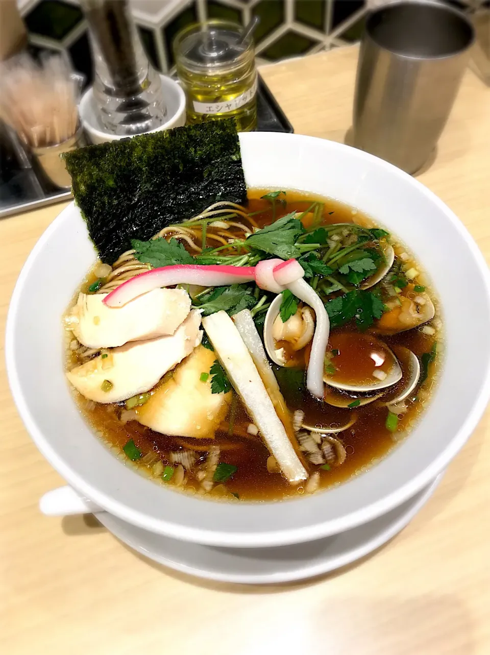 Snapdishの料理写真:蛤(はまぐり)SOBA|sayaさん