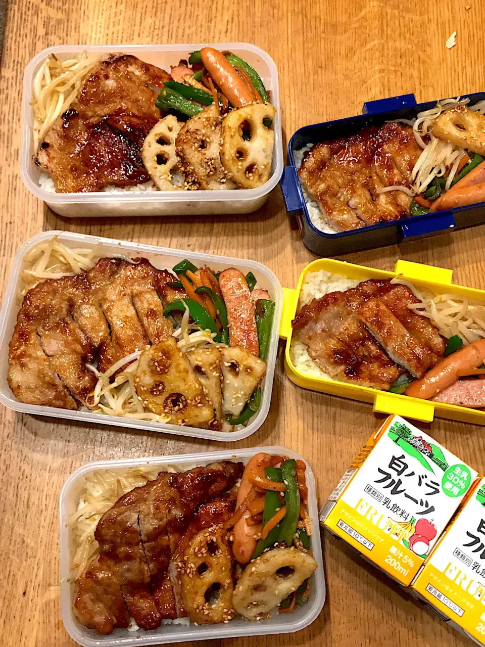 Snapdishの料理写真:家族弁当8月23日|hatabowwyomeさん