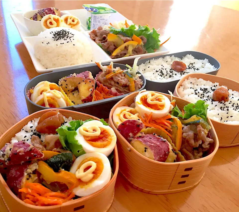 家族お弁当🍱&お留守番ランチ🍴|ふみぃさん