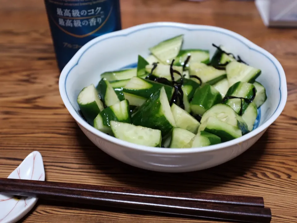 夕食がきゅうり。|織友さん