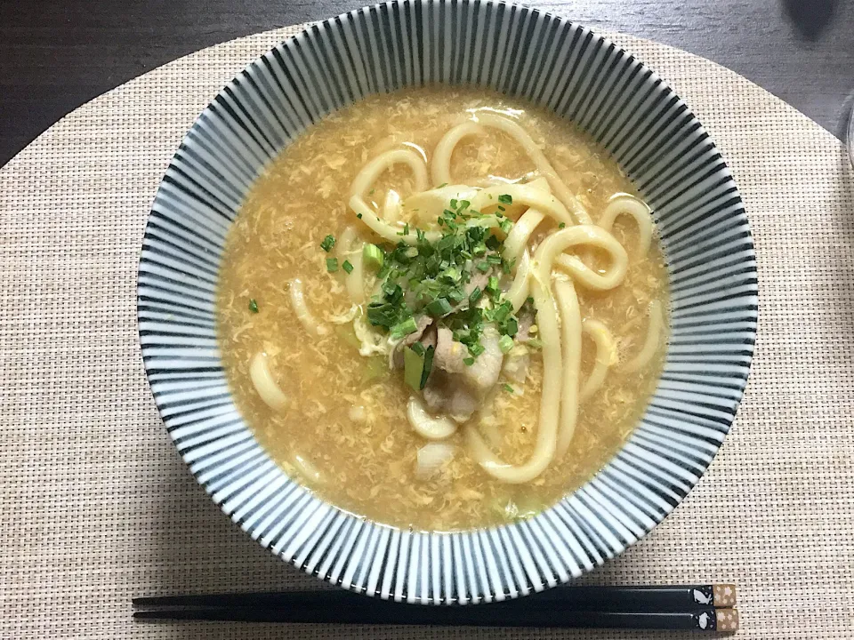 とろ玉肉うどん|まみさん