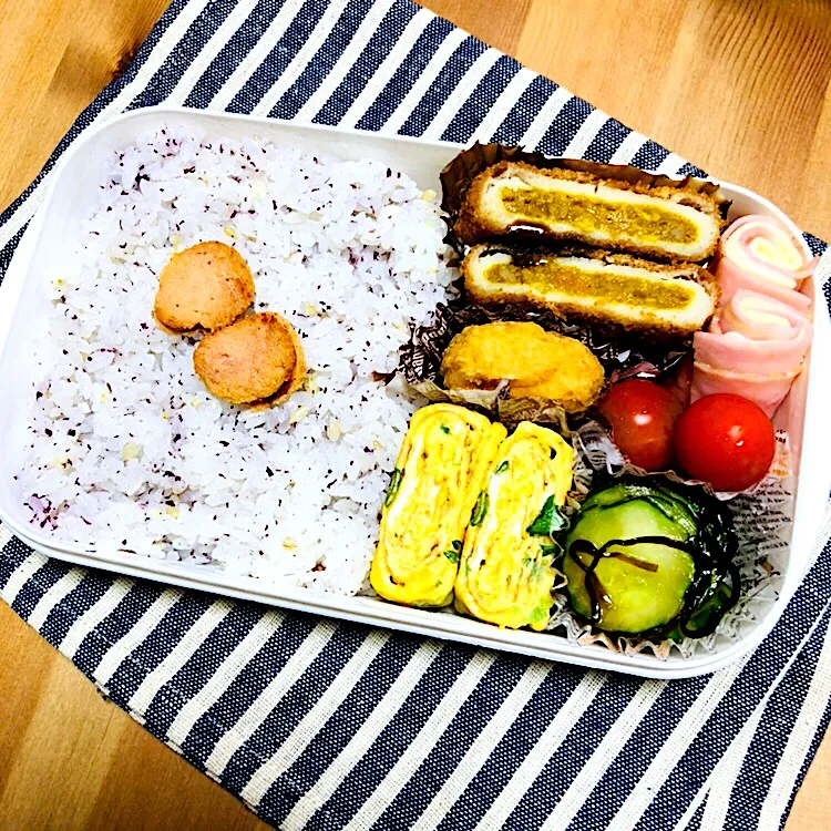 お弁当🍱
#カレーコロッケ|ayumiさん