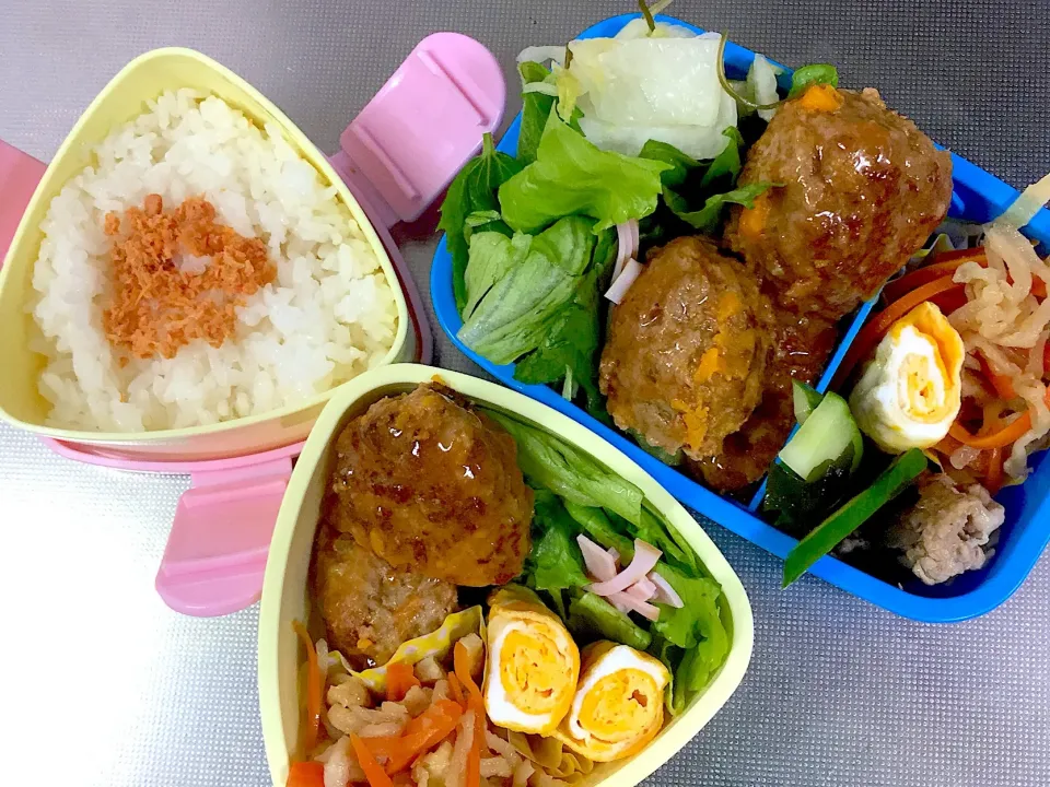 Snapdishの料理写真:むすめと私#弁当(o^^o)|ゆきっちさん