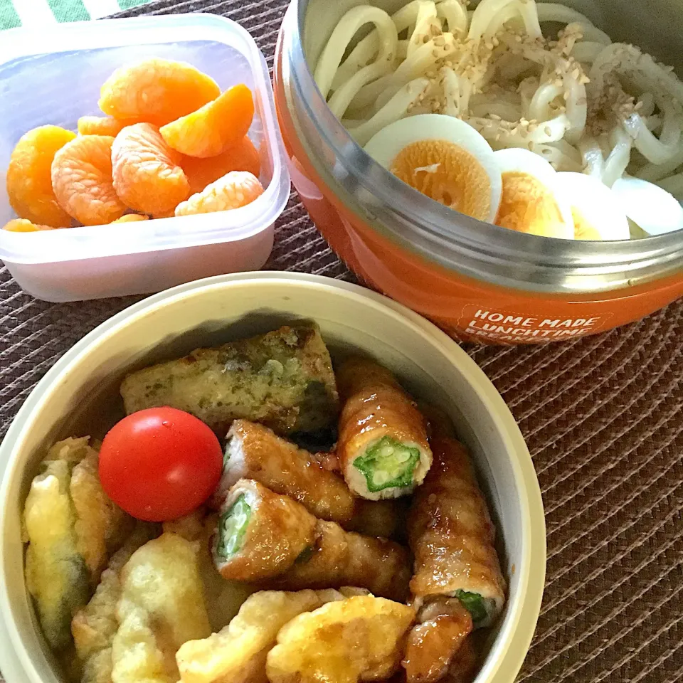 次女の夏休み弁当〜！
うどん〜|yukoさん