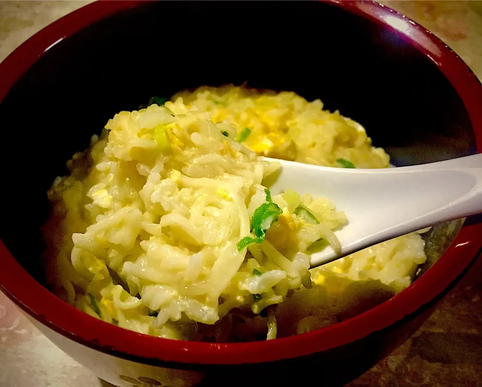 Snapdishの料理写真:インスタントラーメンでオジヤ|Shin_chanさん