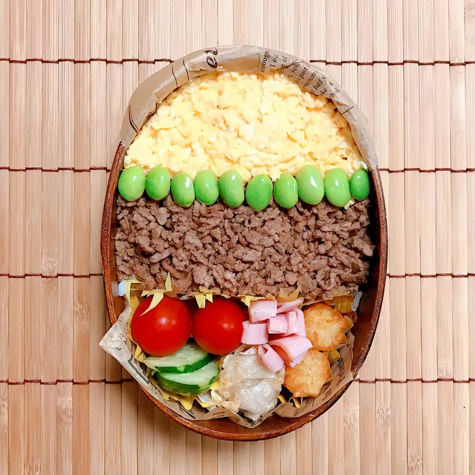 JK妹のそぼろ丼弁当
 #そぼろ弁当|mamacatさん