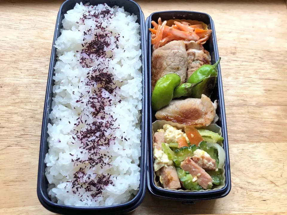 チーズ入り竹輪の肉巻き 弁当|弁当 備忘録さん