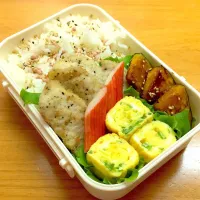 Snapdishの料理写真:だんなさまお弁当(･∀︎･)|ひめちよさん