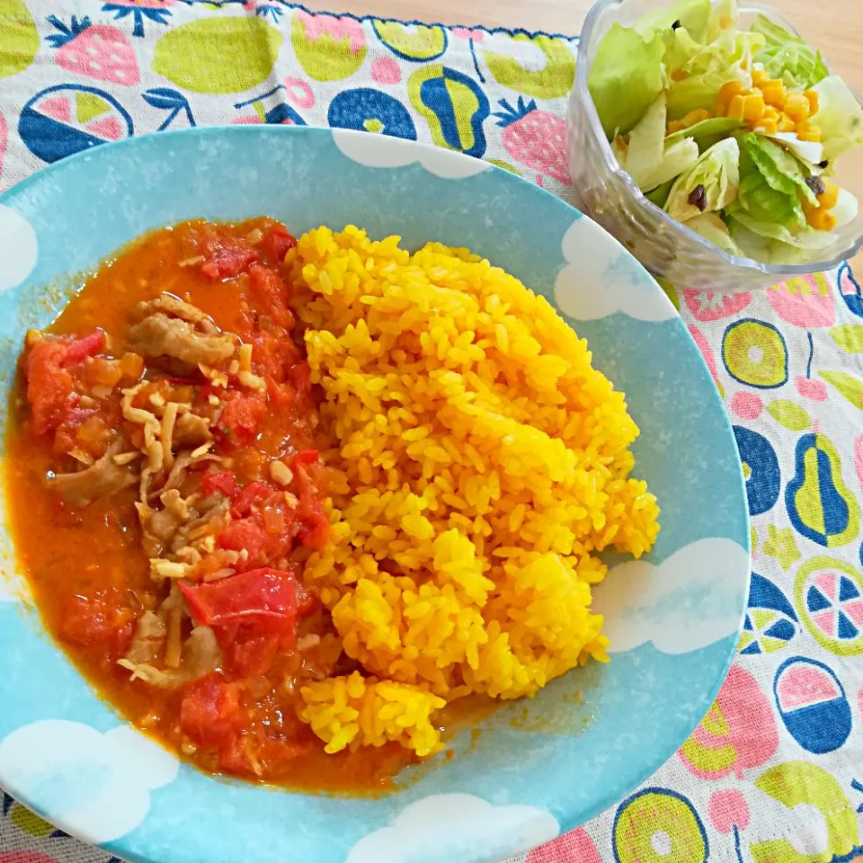 夏はガッツリ朝カレー👳🍛|M子⁽⁽ ◟(∗ ˊωˋ ∗)◞ ⁾⁾さん