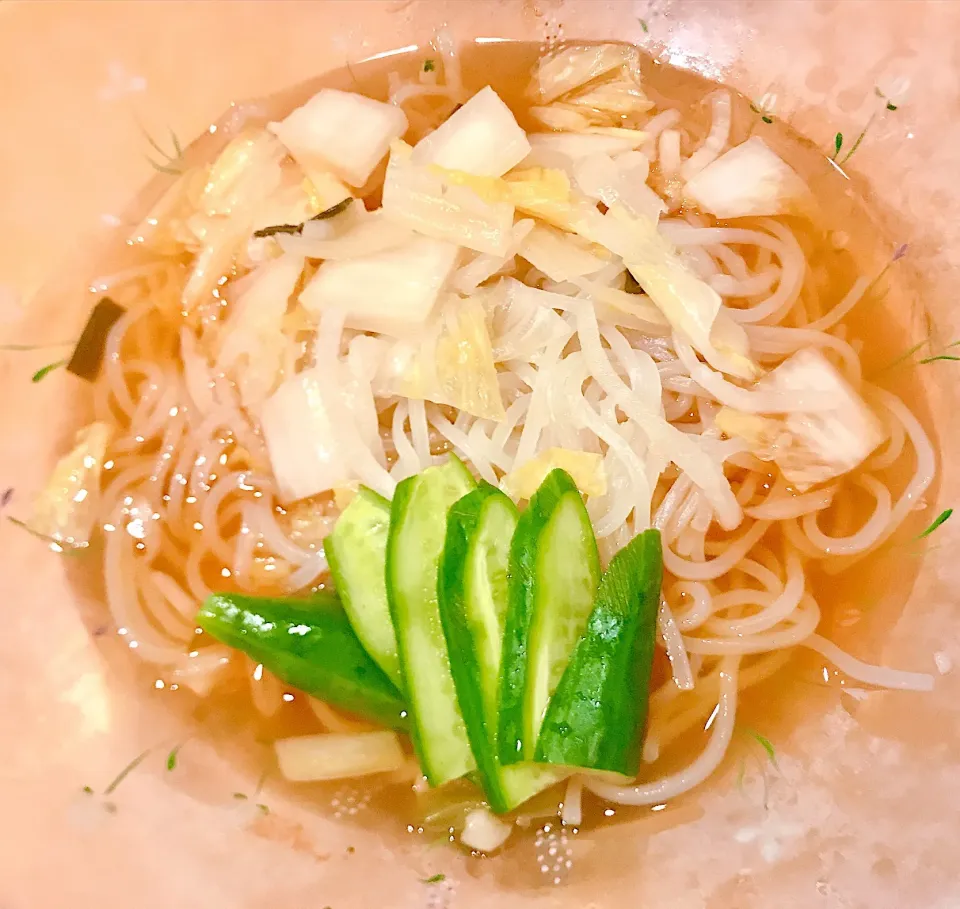 水キムチ冷麺🥒|みうのすけさん