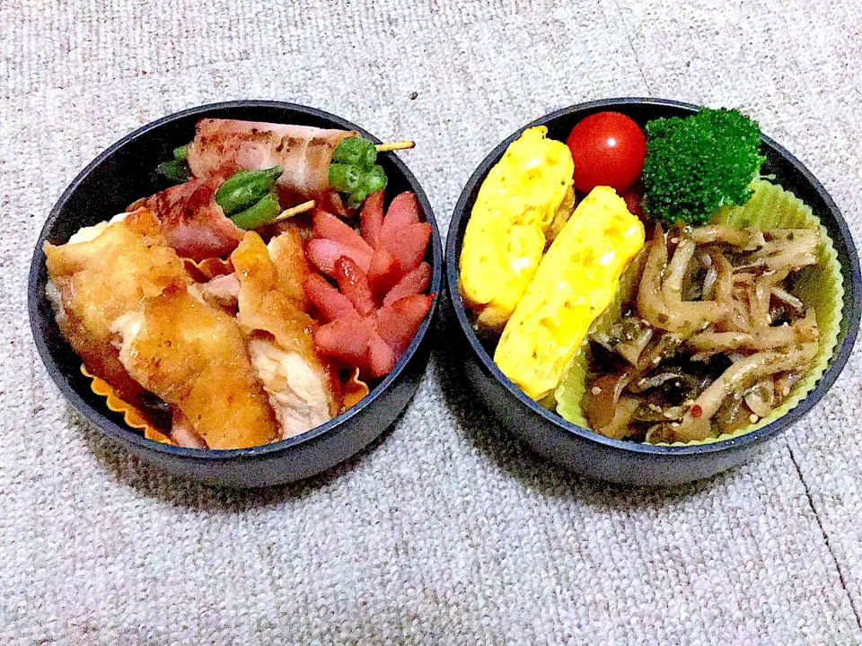 Snapdishの料理写真:旦那ちゃん弁当(๑˃̵ᴗ˂̵)|ちゃびきゅさん