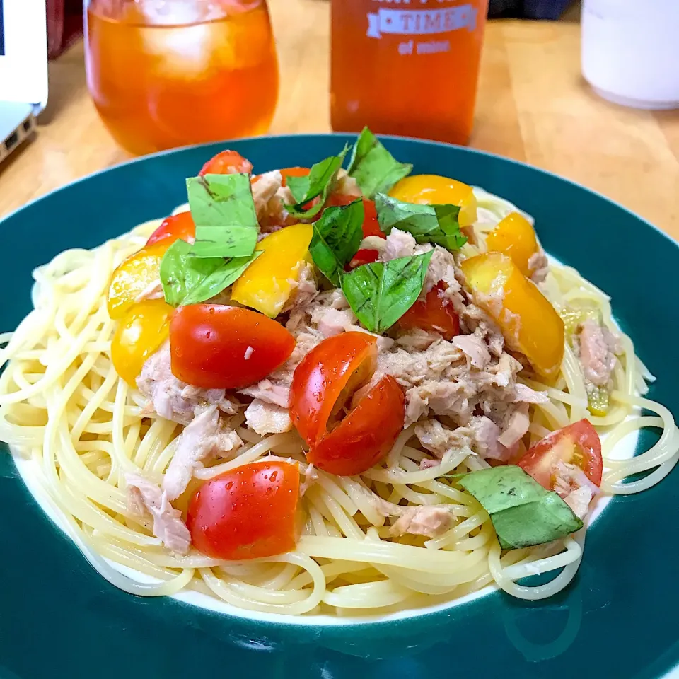 バジルがいっぱいのレモンパスタ🍝 #バジル #パスタ|川村大作さん