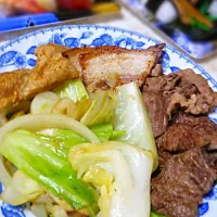 Snapdishの料理写真:簡単焼き肉2013.2.5