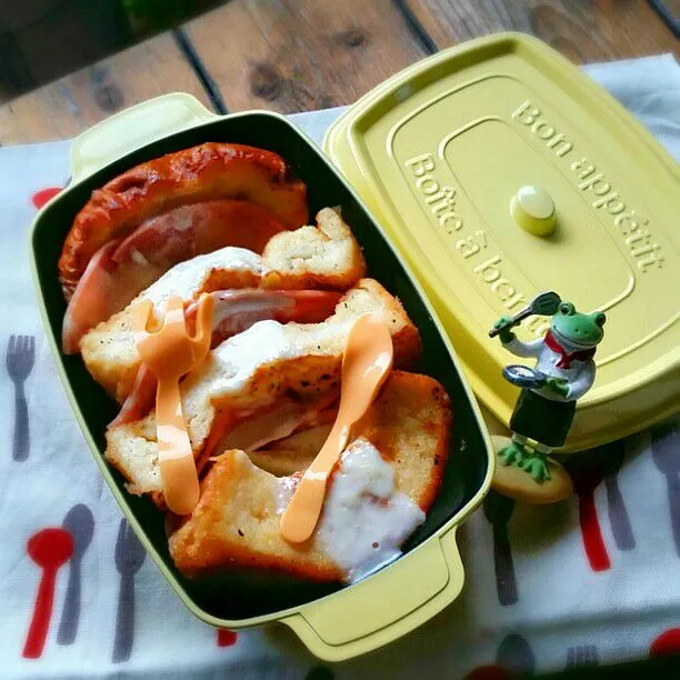 旦那さんの朝ごパンお弁当♪|kyujaさん