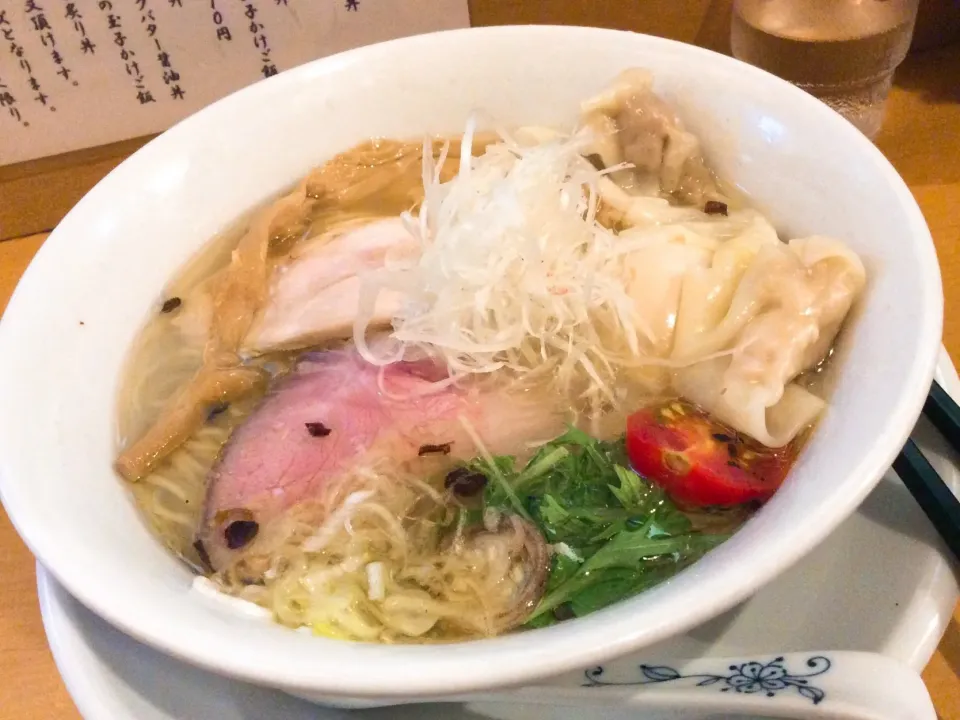 大井町、中華ソバ和渦さん🍜😋
特製塩ラーメン|アライさんさん