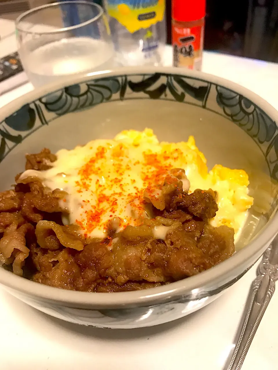 豚と卵丼…のつもりが、アカン飯にー😅でもウマウマ💖|ちゃーさん