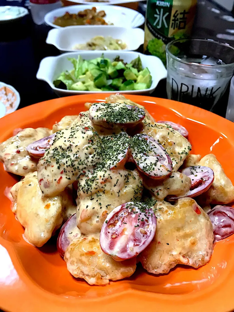 胸肉のチリマヨ♡ 子供達はカレー🍛|yumikoさん