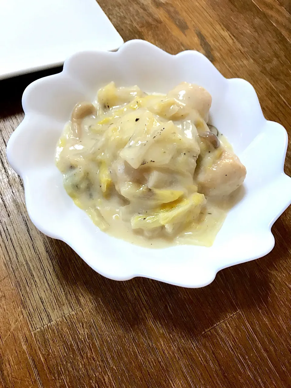 白菜と肉団子のクリーム煮|ちびろ菌さん