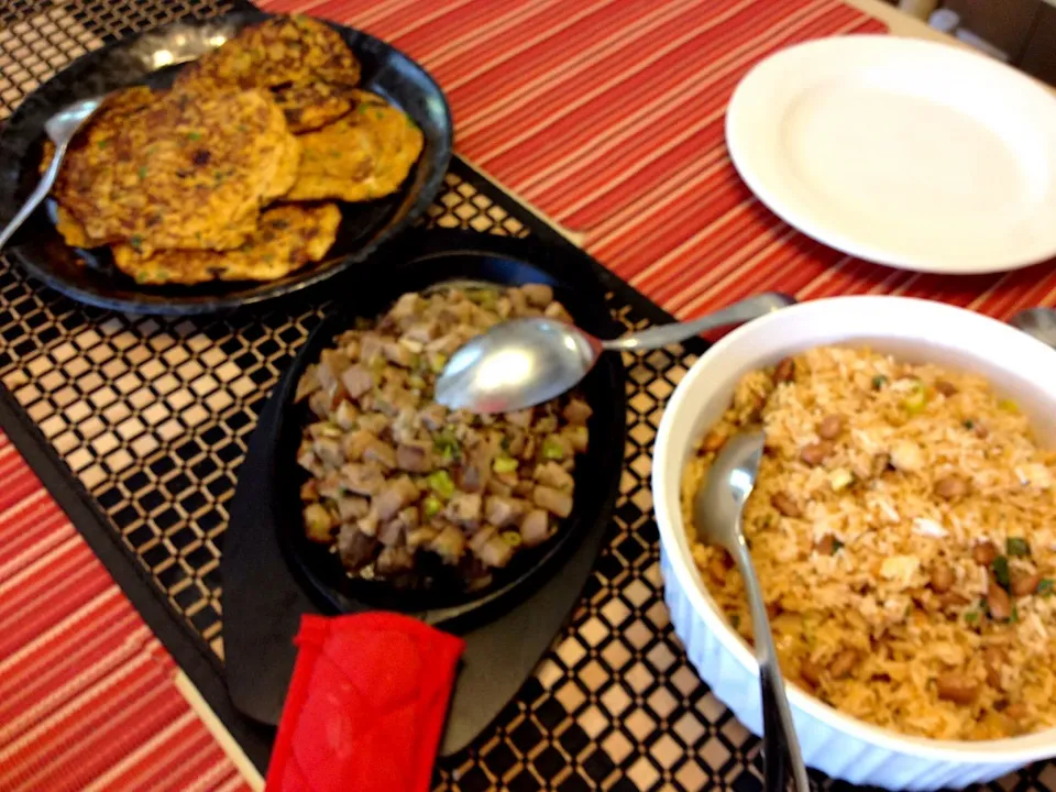 Weeknd Lunch
 #sisig  #torta  #friedrice|🌺IAnneさん