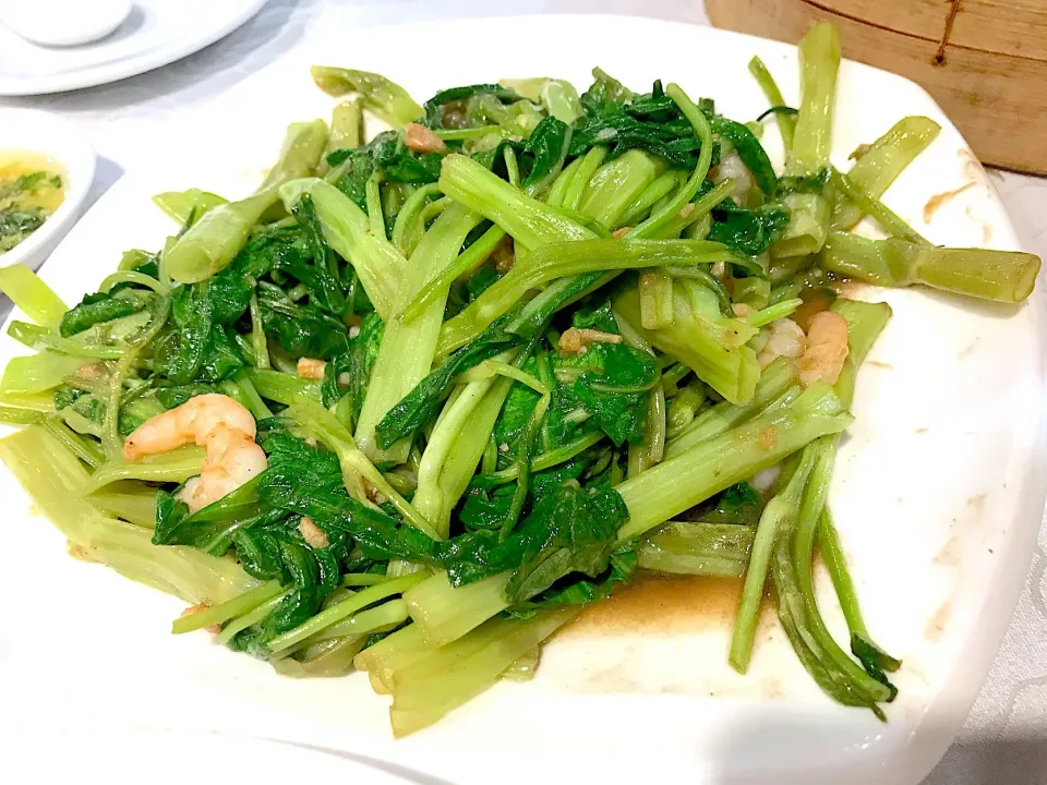 Vegetables with prawns|Sky Blueさん