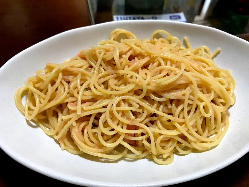 #明太子パスタ|えつこさん