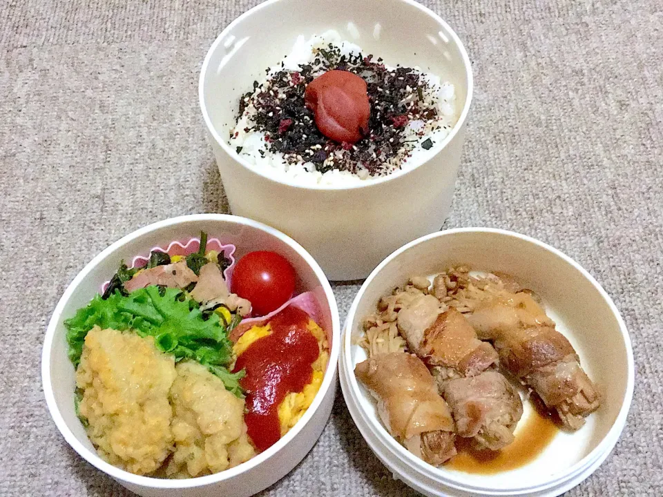 Snapdishの料理写真:旦那ちゃん弁当(๑˃̵ᴗ˂̵)|ちゃびきゅさん