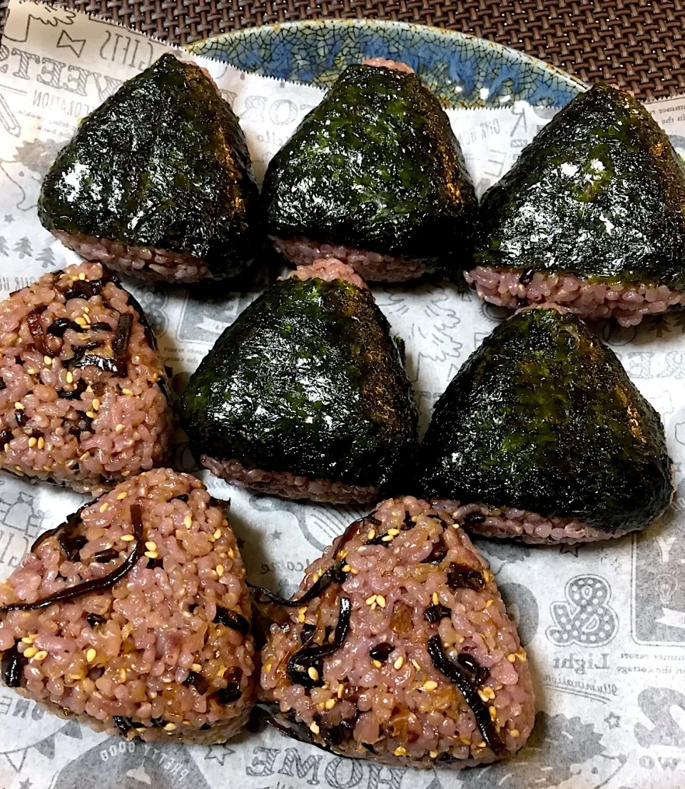 黒米入り玄米おにぎりコンビ🍙|kiusoudaiさん