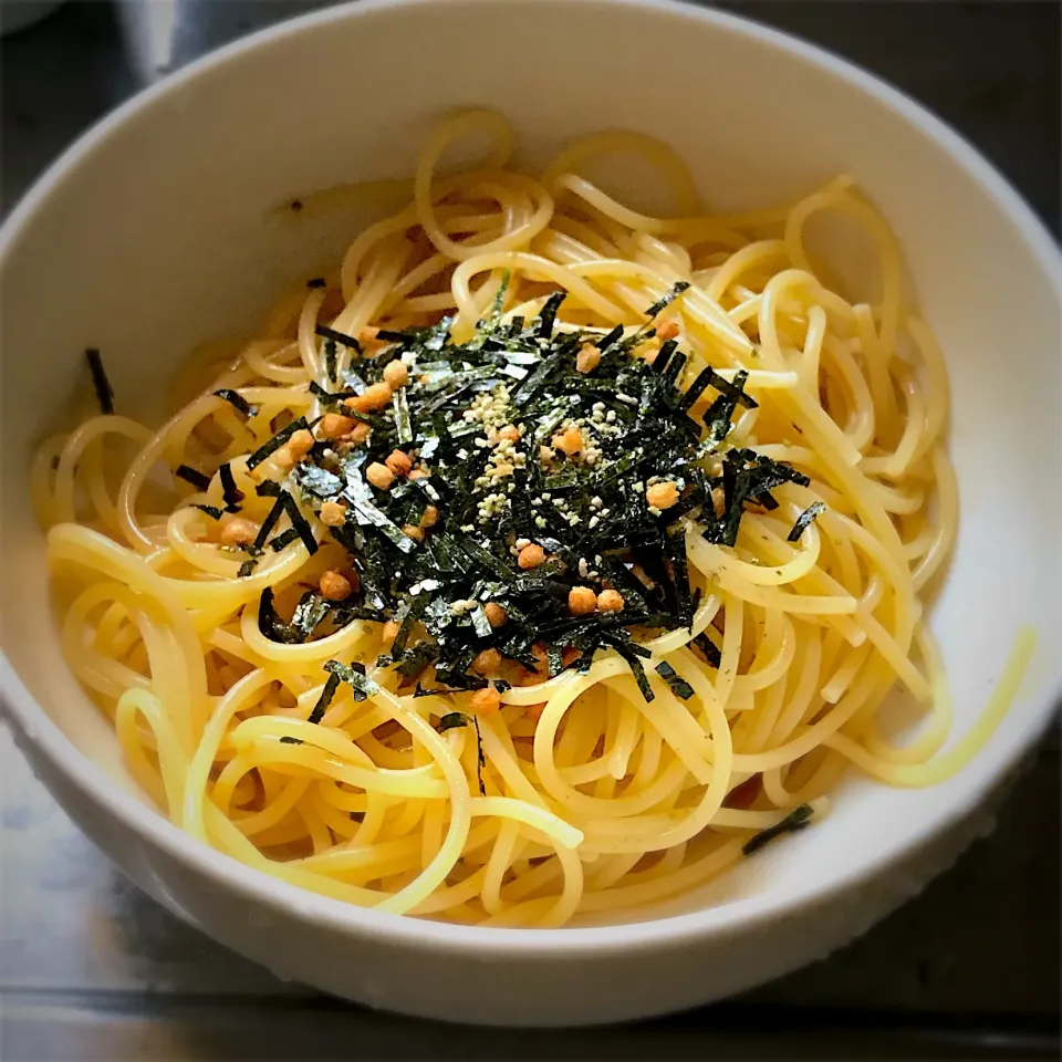 ランチに、冷製海苔茶漬けパスタを頂きます😋🎵🎉|ギムレットさん