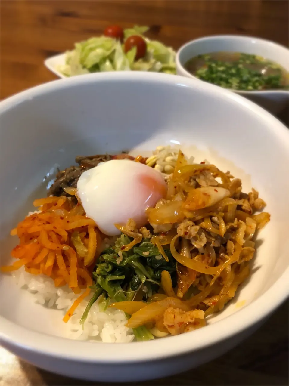 8/27の夕飯 ビビンバ丼|yoneさん