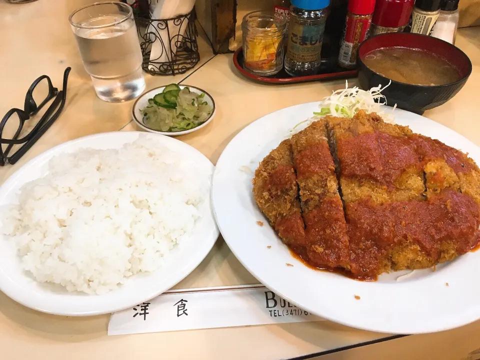 メンチカツ定食|chan mitsuさん