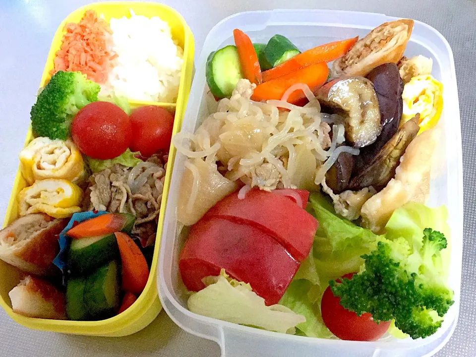 むすめ#私#弁当(o^^o)|ゆきっちさん