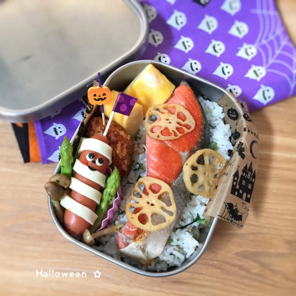 ハロウィン☆鮭弁当|yokkoiroさん