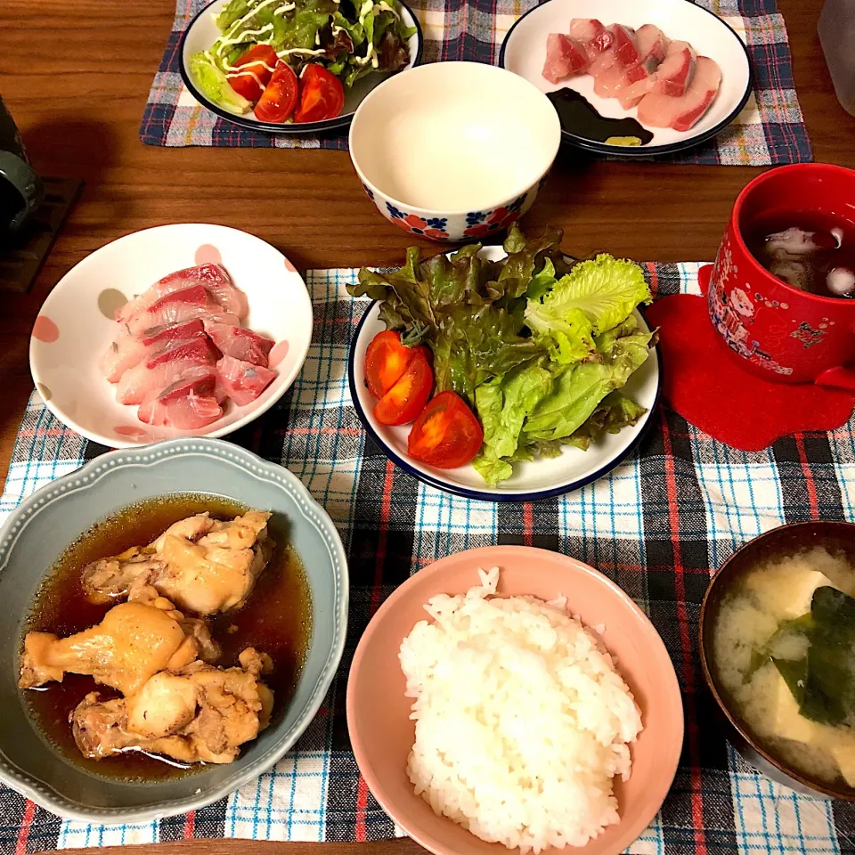 8.26夕飯 鶏手羽元煮|ピカさん