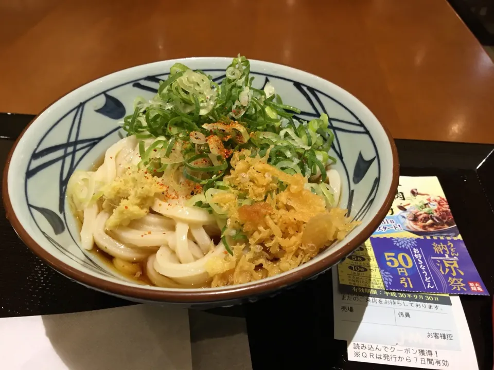 冷ぶっかけうどん並140円うどん納涼祭で半額！|PegaOさん