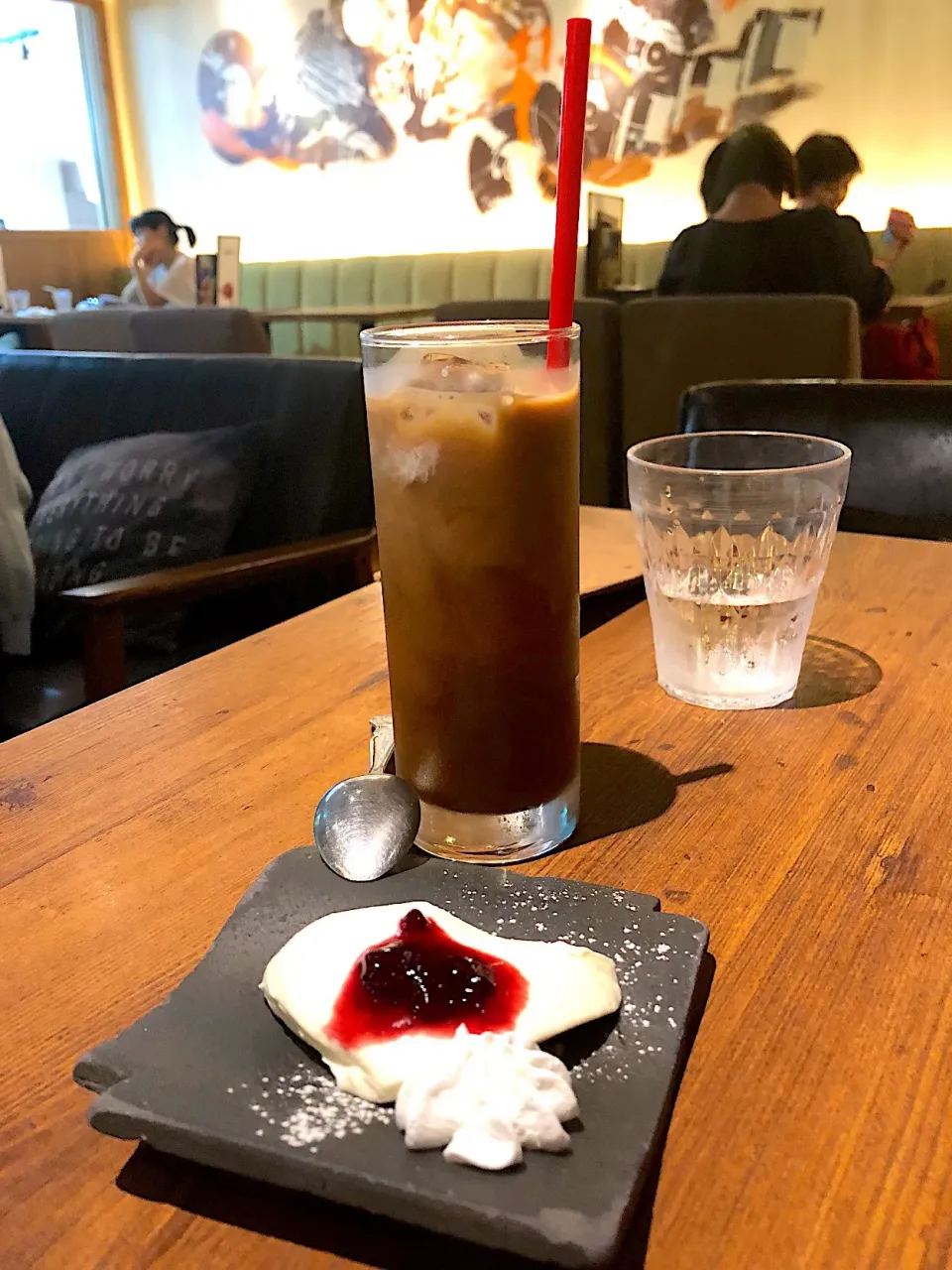 ランチセット レアチーズケーキ&アイスコーヒー@kawara CAFE&DINING(大宮)|miyaさん