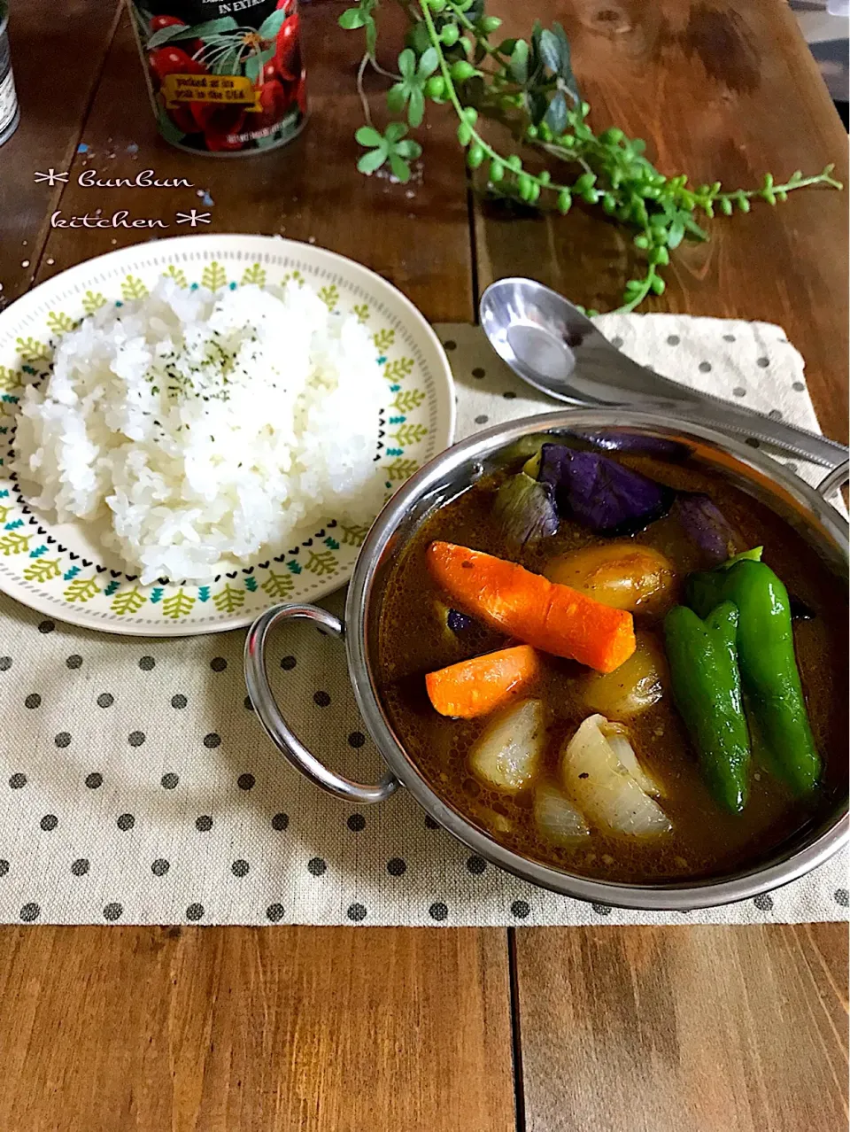 Snapdishの料理写真:スープカレー♡おうちご飯♪|ハナたなさん