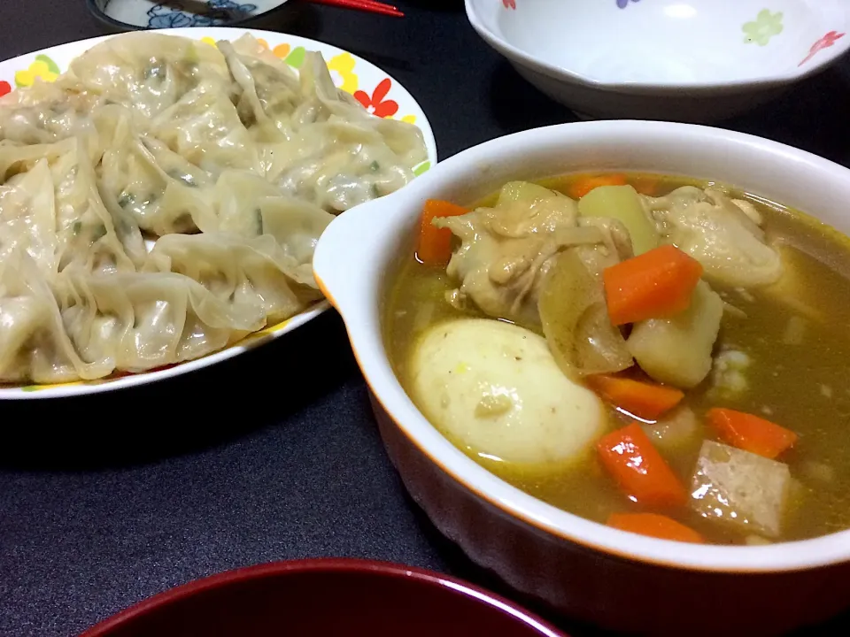 餃子とスープカレー|Shintarou  Nishimuraさん