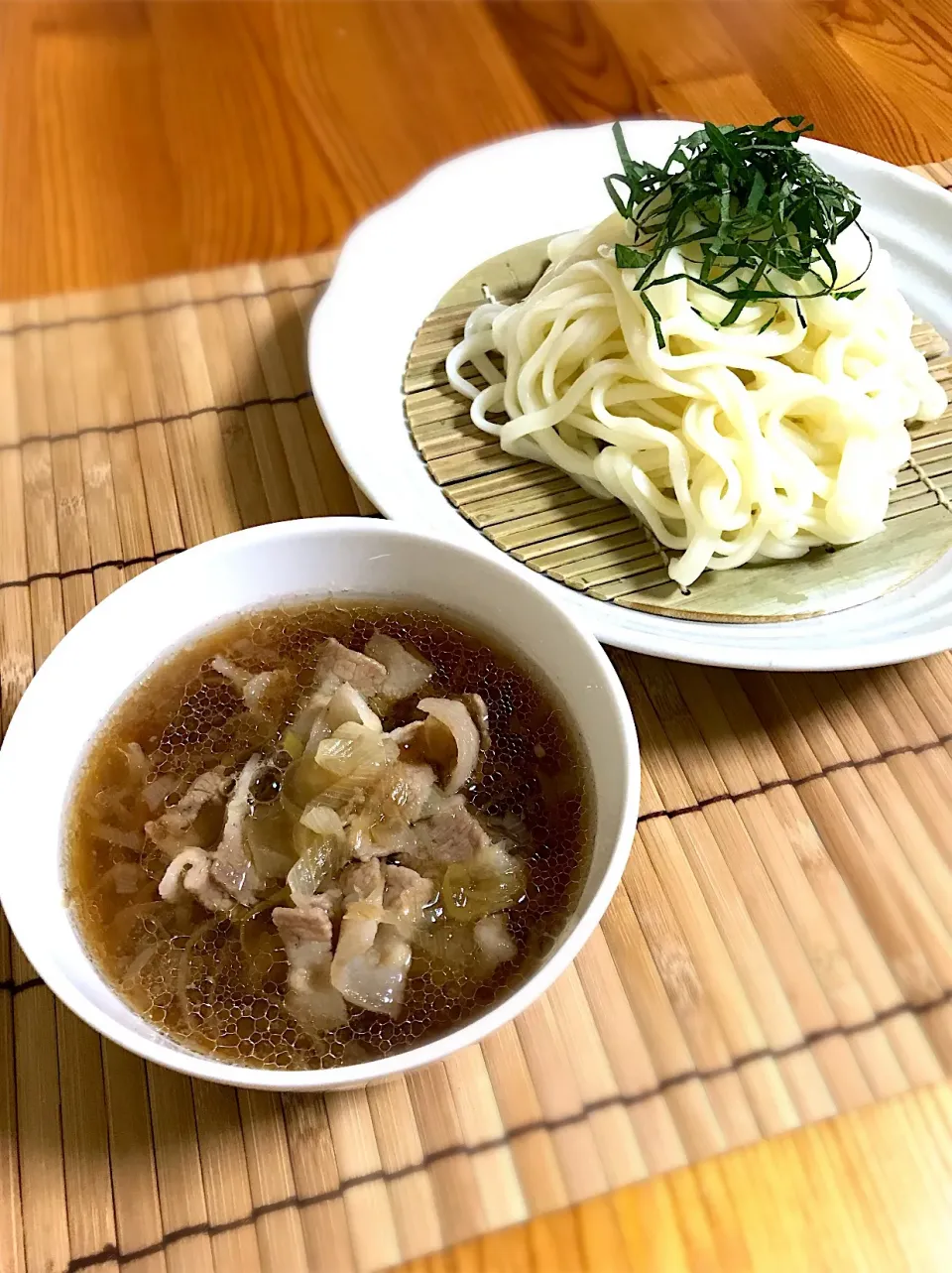 Snapdishの料理写真:つけ麺風ざるうどん|sayaさん